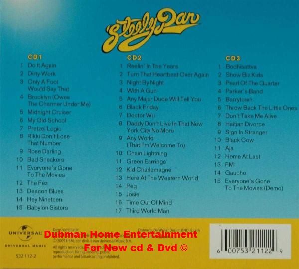 Steely Dan Collected 3cd Dubman Home Entertainment