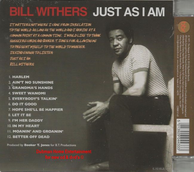 Bill Withers Just As I Am Bill Withers Just As I Am