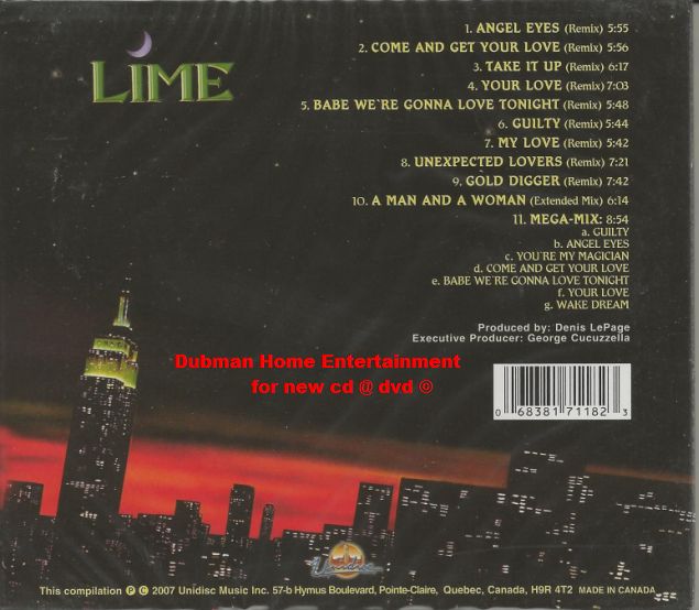 Lime greatest hits Dubman Home Entertainment