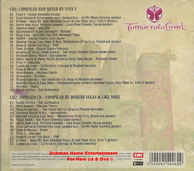 Details about Tomorrowland 2012 Vol. 2 New 2-cd