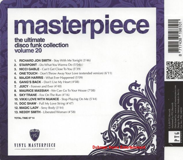 Masterpiece Vol. 20 - The ultimate disco funk collection - Dubman Home ...