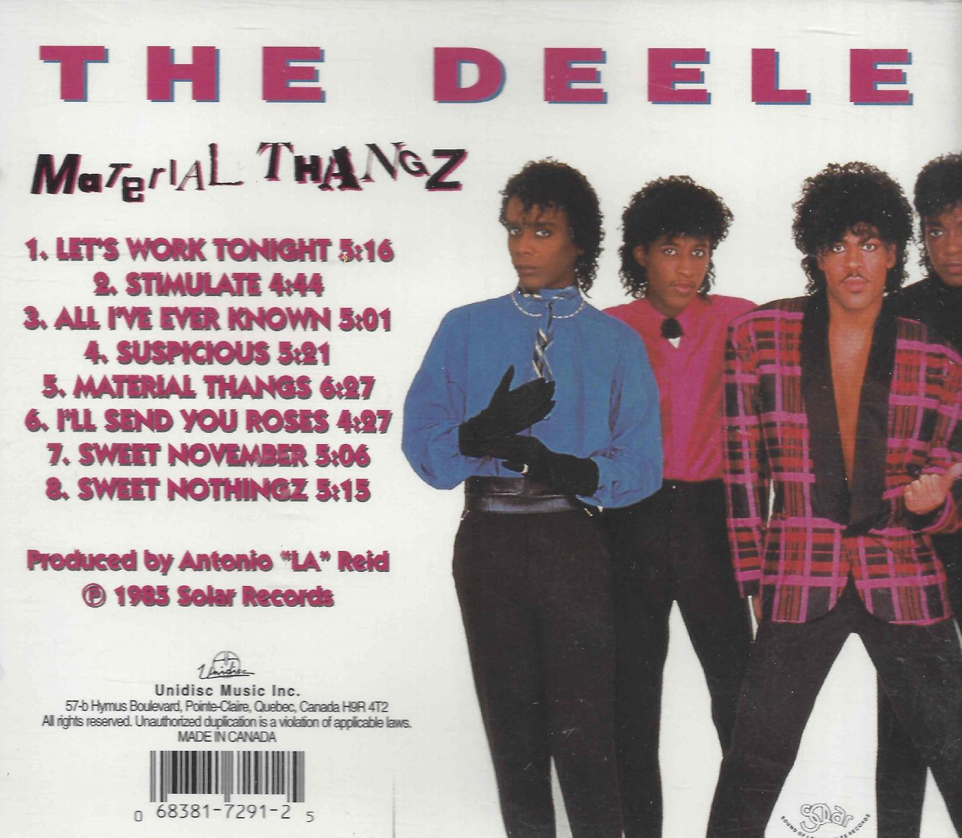 The Deele - Material Thangz - Dubman Home Entertainment.