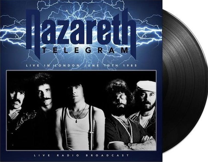 This month s. Nazareth 1975. Телеграмм Nazareth. Nazareth. Telegram - Live in London 1985 (LP). Nazareth Live 1985.