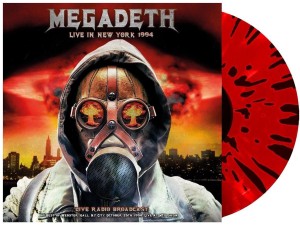 Megadeth - New York 1994  Red/black splatter vinyl.